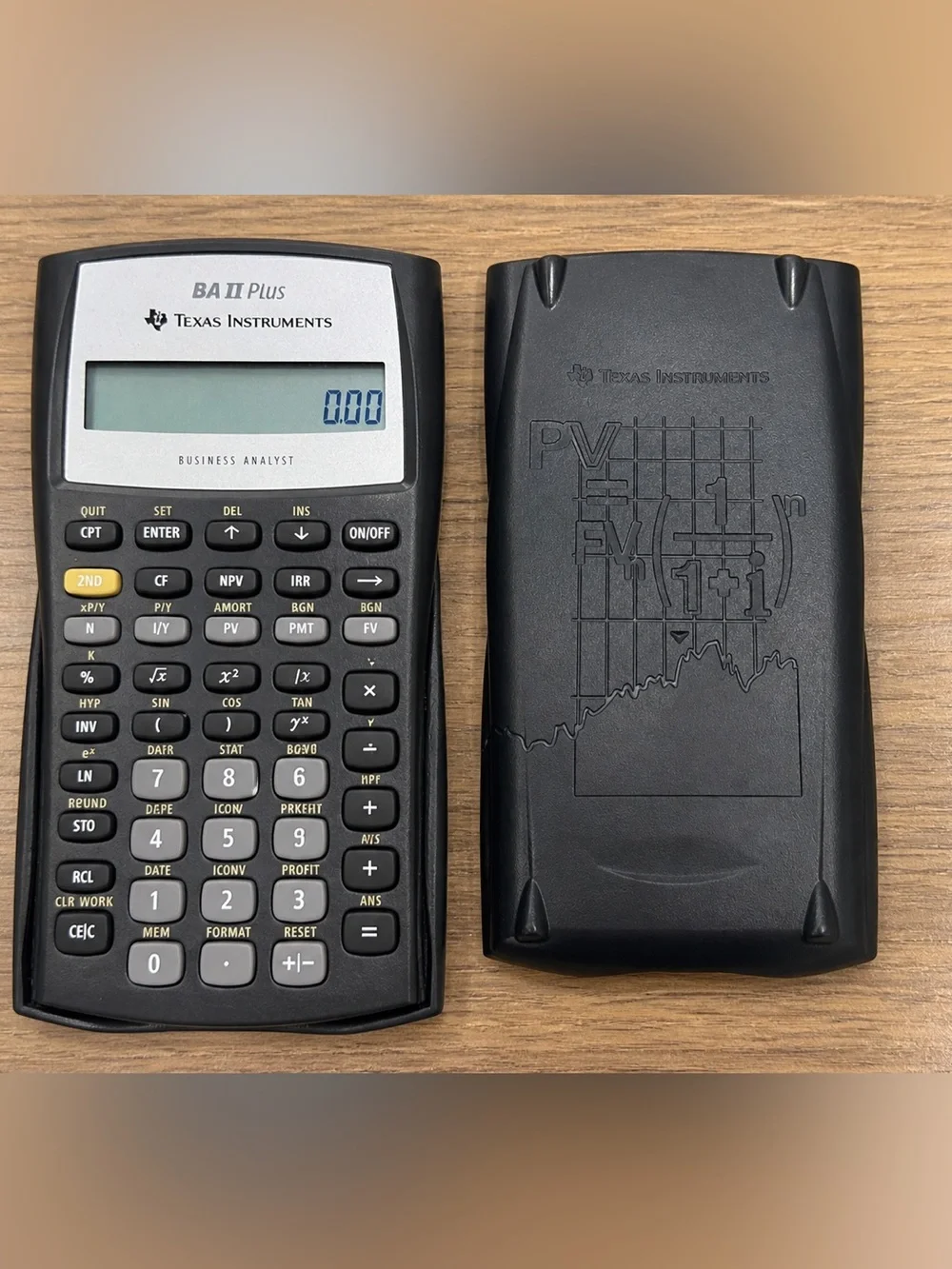Texas Instruments BA II Plus Financial Calculator - Picture 1 of 9